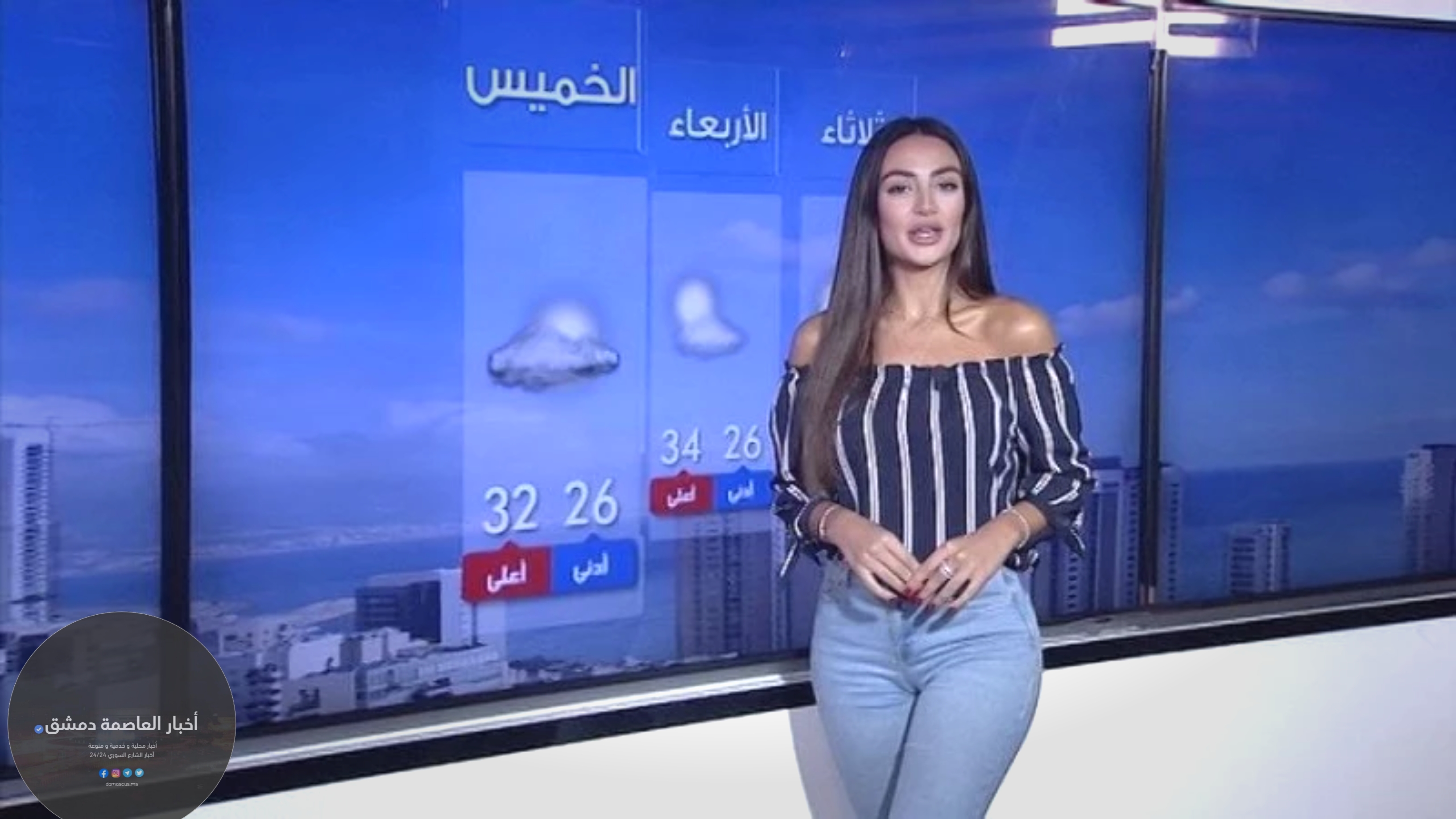 أجمل مذيعة في العالم نسيت انها على البث المباشر .. وما فعلته بكل جراة وبدون ذرة خجل فجر غضب كل العرب!